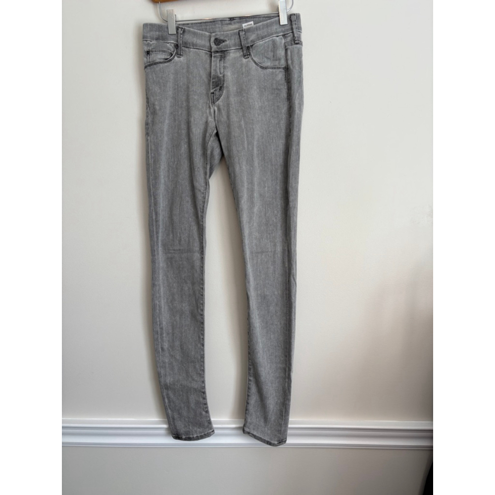 Mother The Looker Pop Grey Skinny Jeans Size 27 - Picture 2 of 15